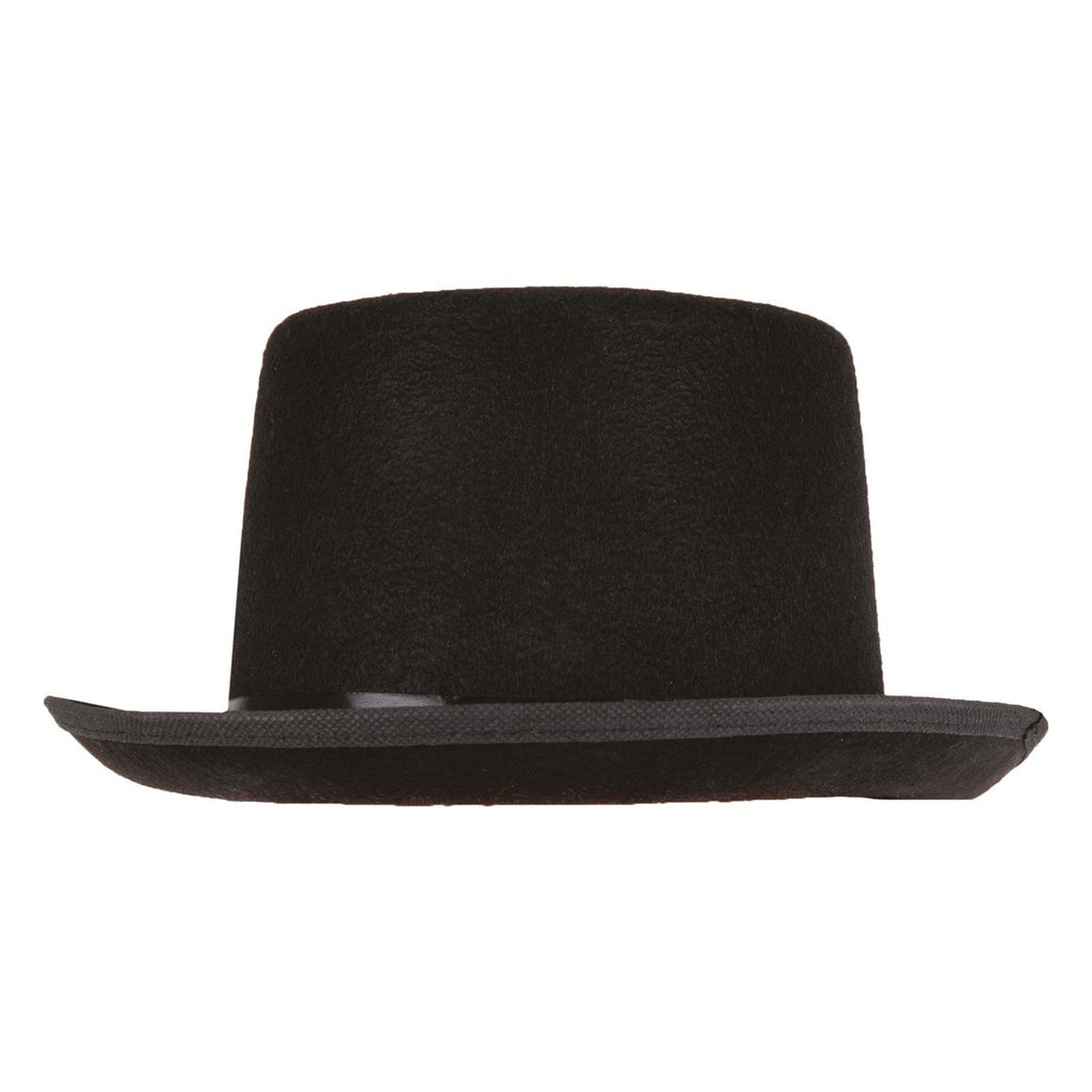 Filzhut Zylinder - Erwachsene - schwarz - 15cm