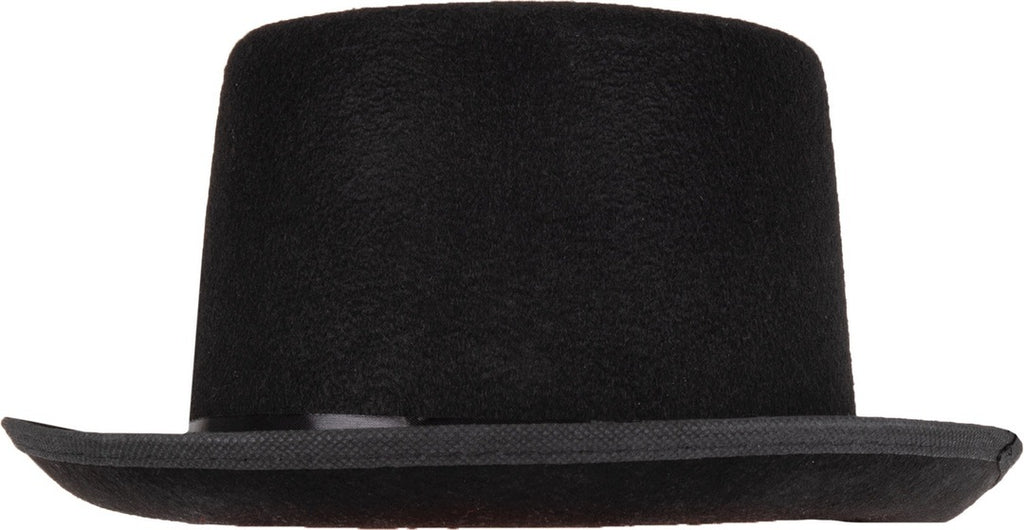 Filzhut Zylinder - Erwachsene - schwarz - 15cm