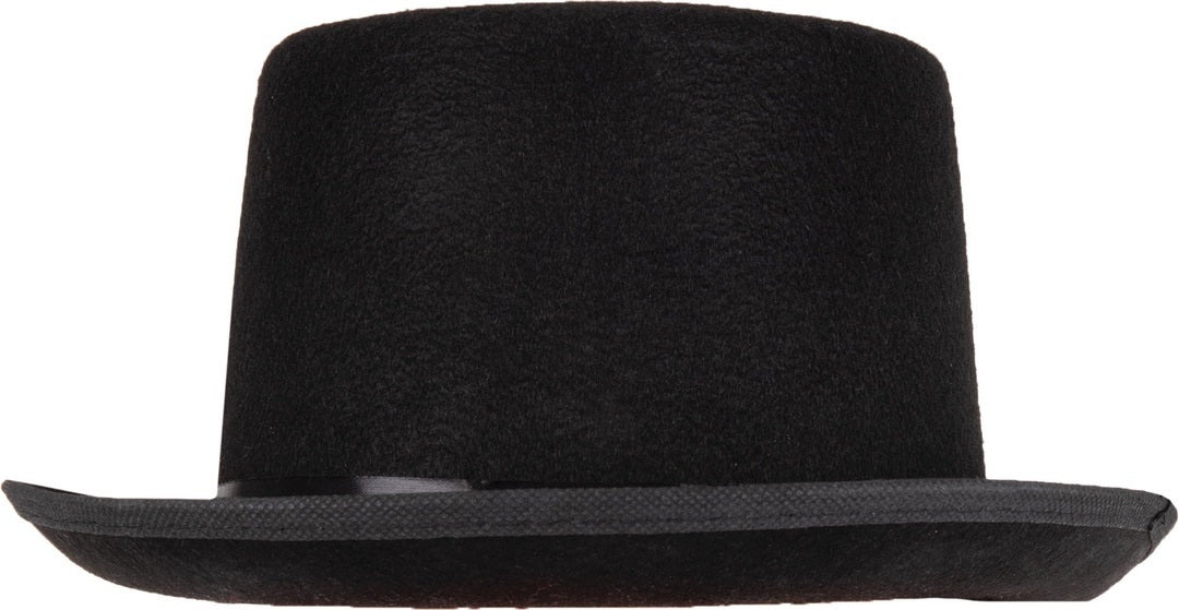 Filzhut Zylinder - Erwachsene - schwarz - 15cm