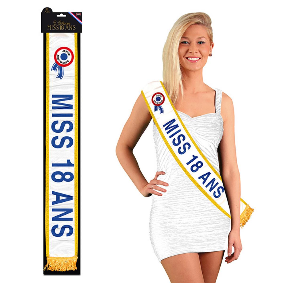 Miss-Schärpe zum 18. Geburtstag