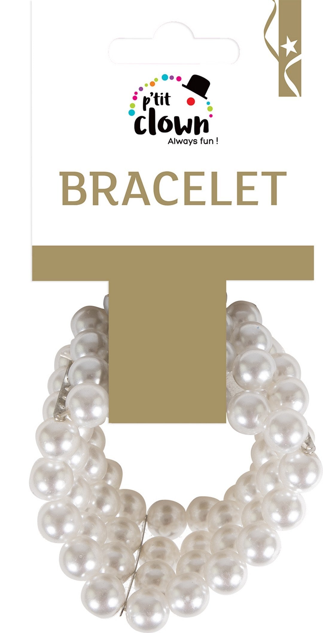 Armband mit Kunstperlen