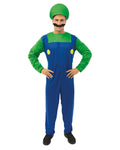 Costume plombier - vert, bleu