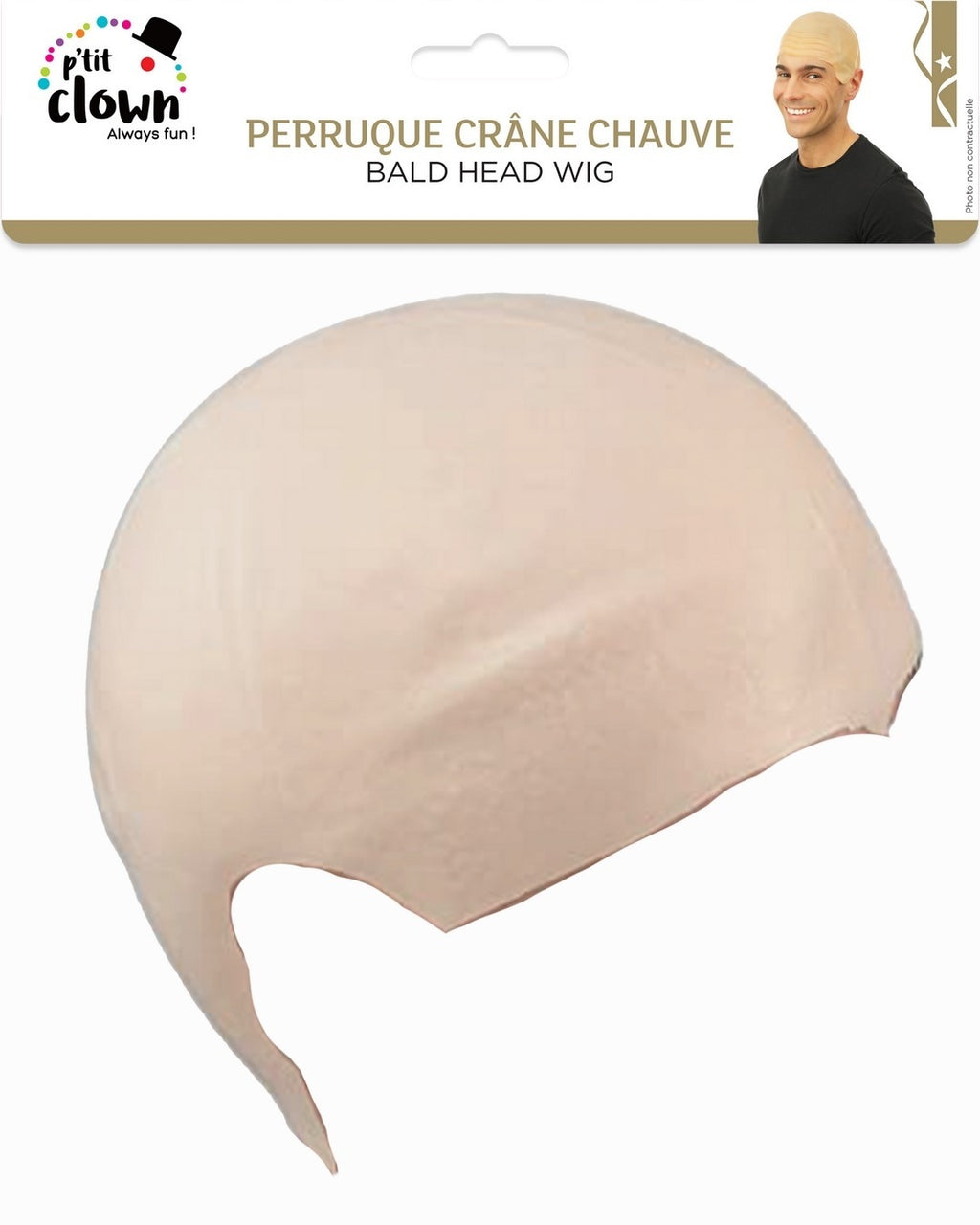 Perruque crâne chauve