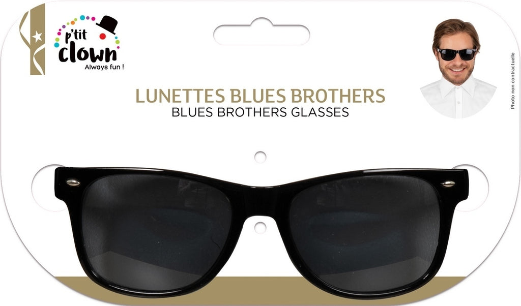 Lunettes Blues Brothers - noir