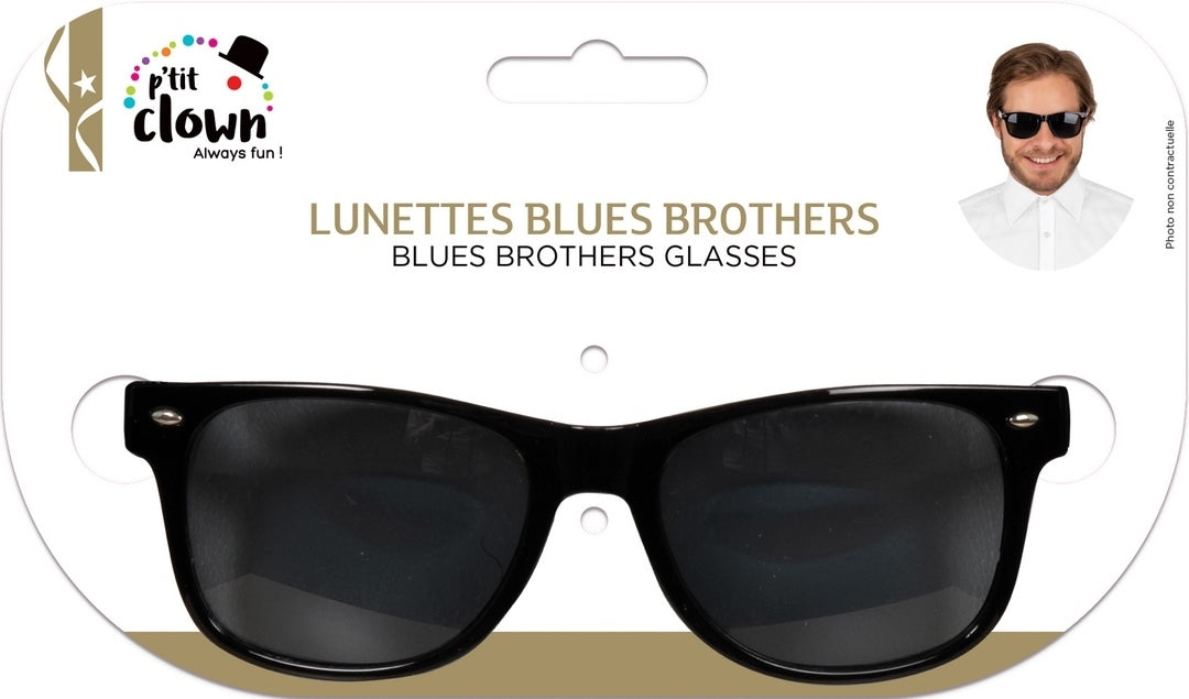 Lunettes Blues Brothers - noir