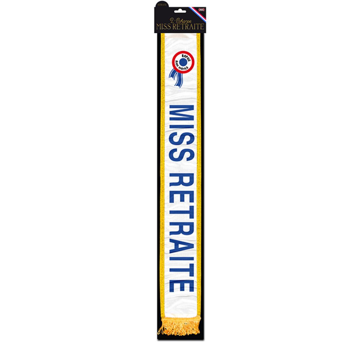 Schärpe „Miss Ruhestand“