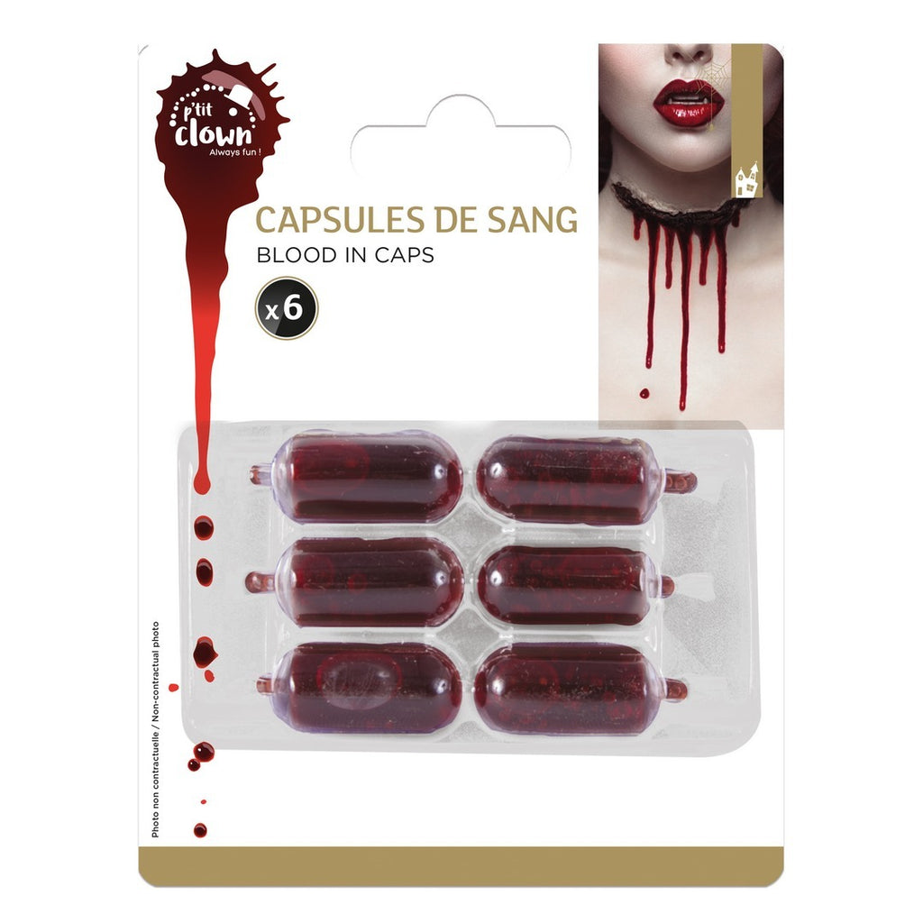 Kunstblut-Kapsel – 6er-Pack