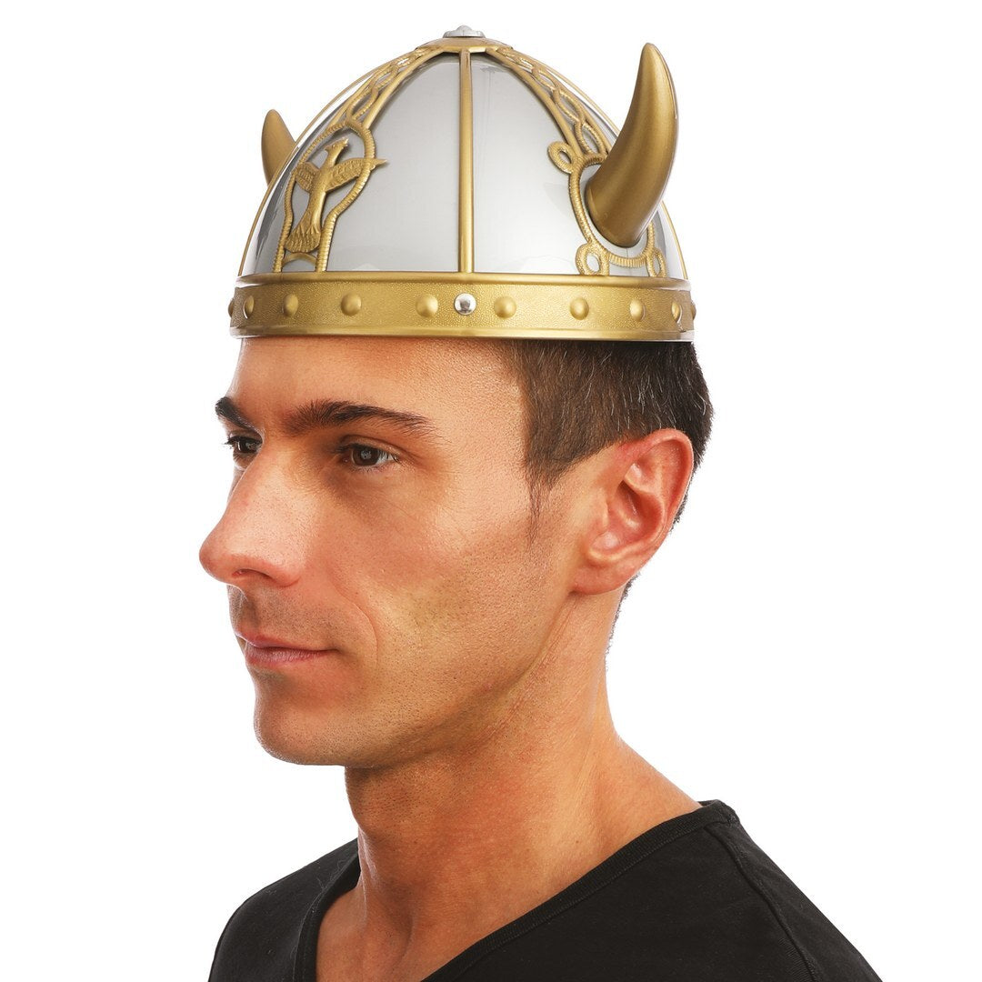 Casque de viking - adulte - petites cornes