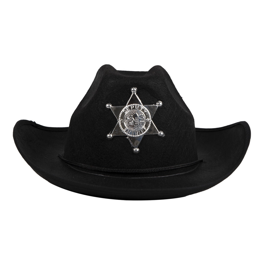 Filzhut Sheriff - schwarz - Kind