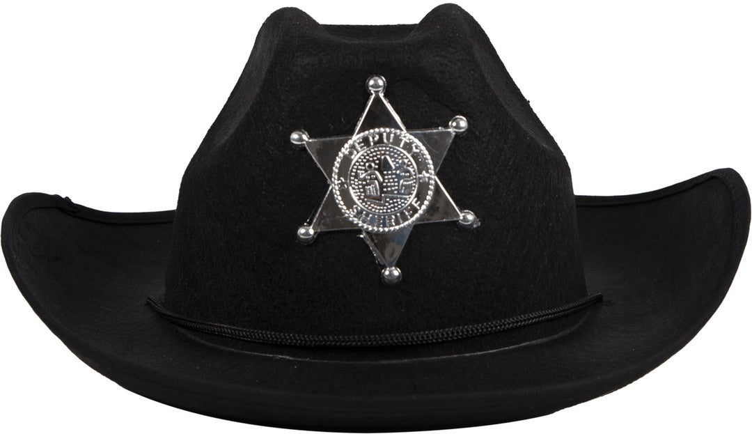 Filzhut Sheriff - schwarz - Kind
