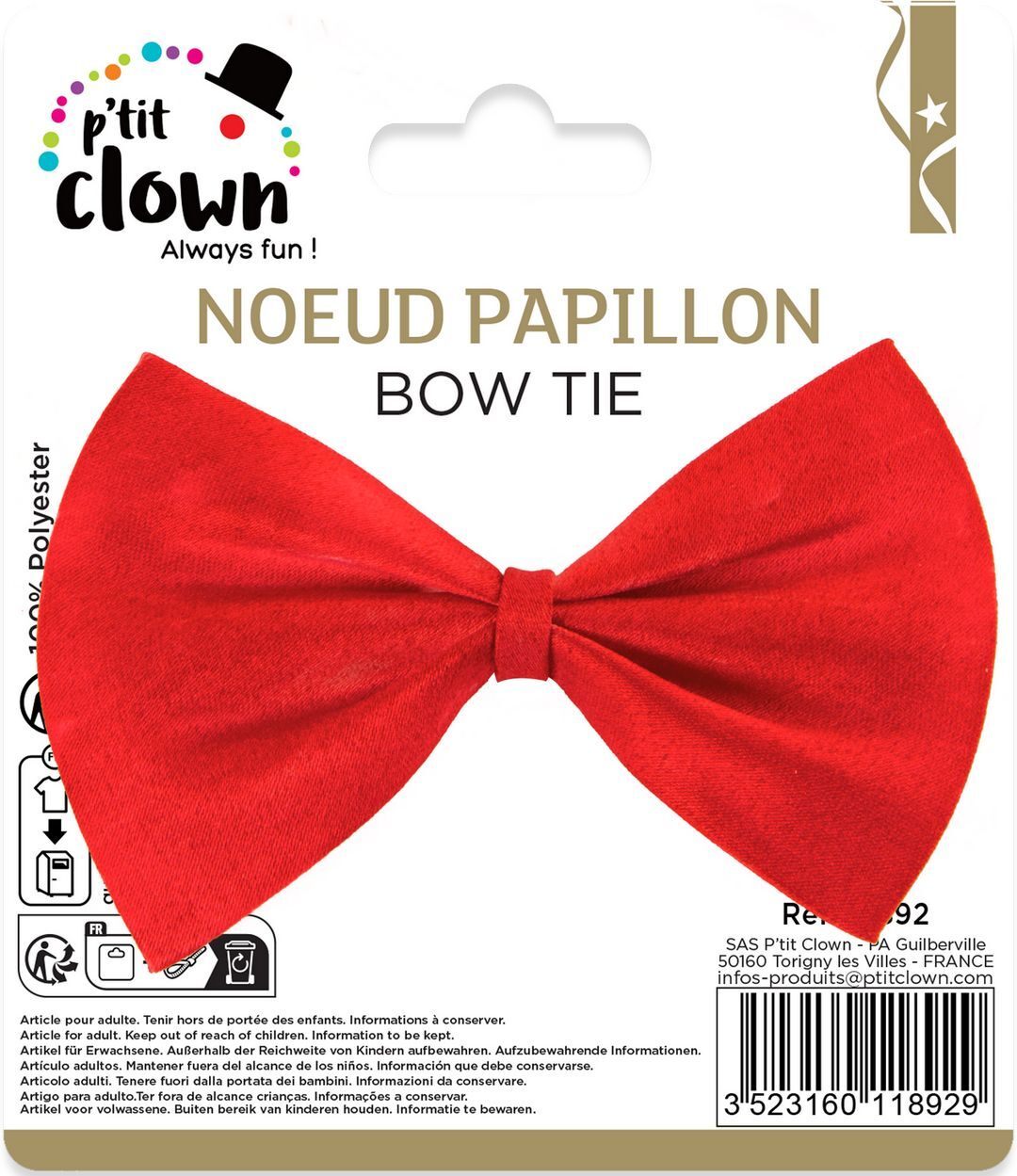 Nœud papillon - rouge