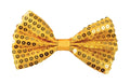 Nœud papillon à sequins - or