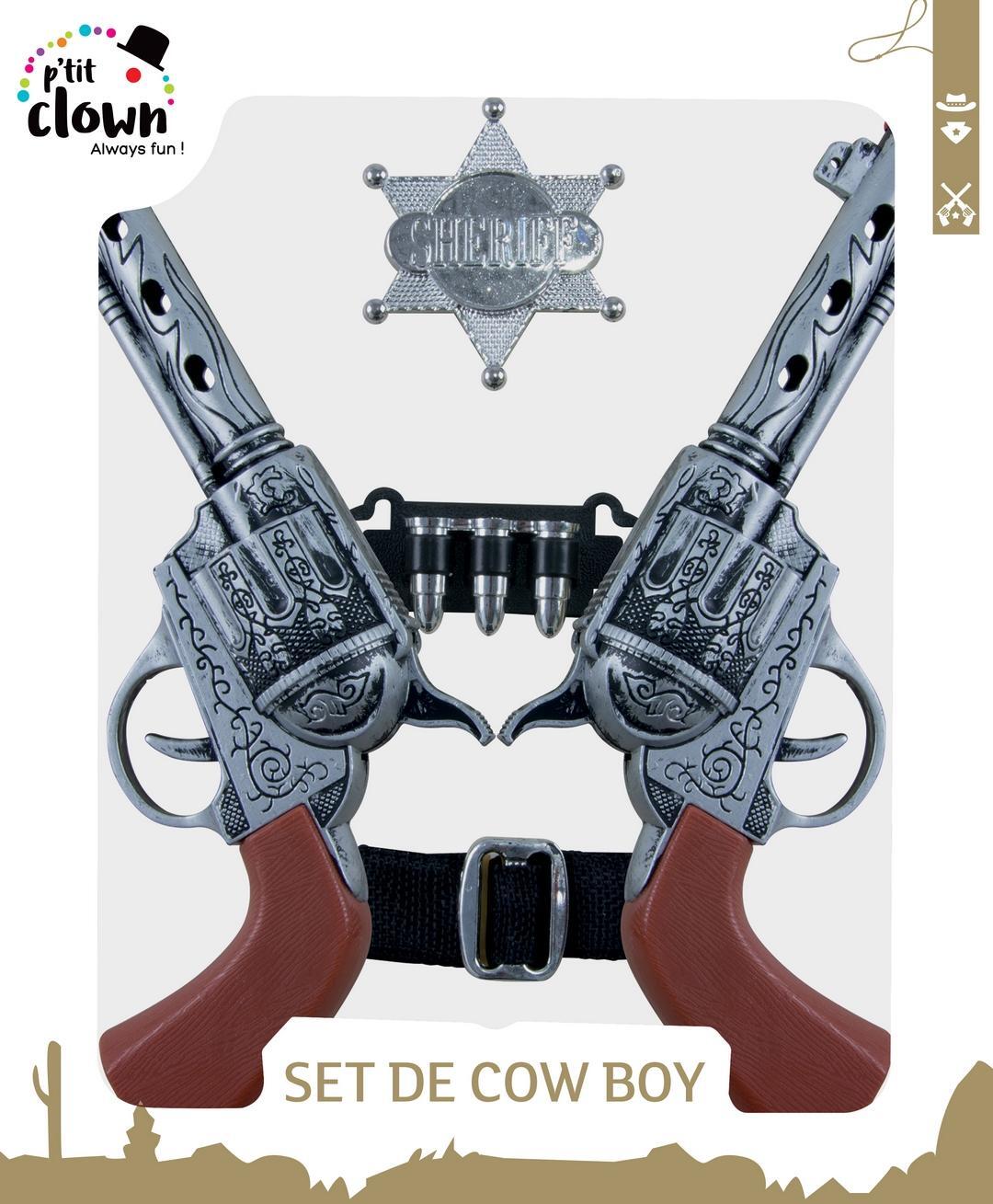 Doppeltes Revolver-Set Cowboy