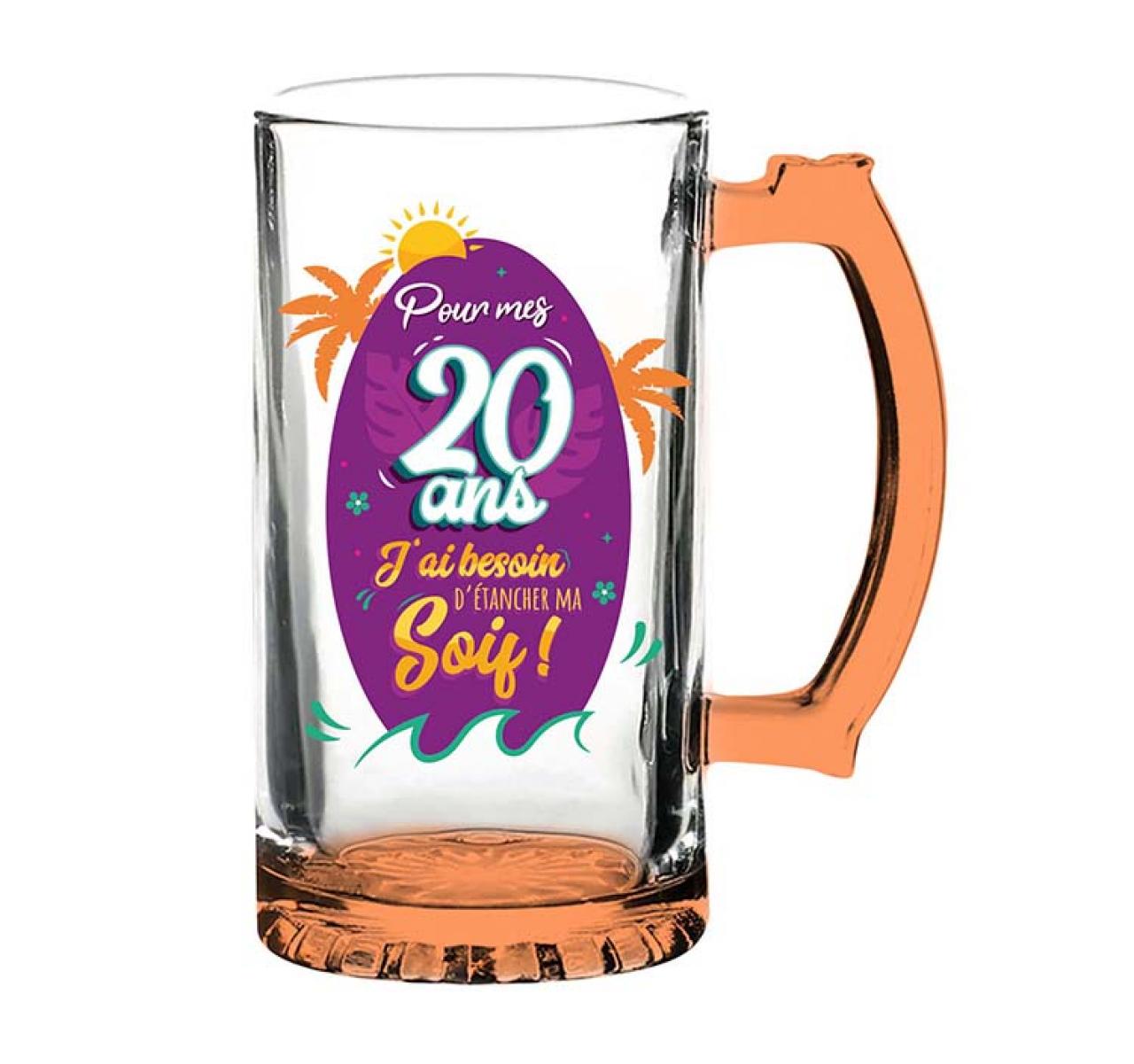 Bierkrug Unisex ab 20 Jahren