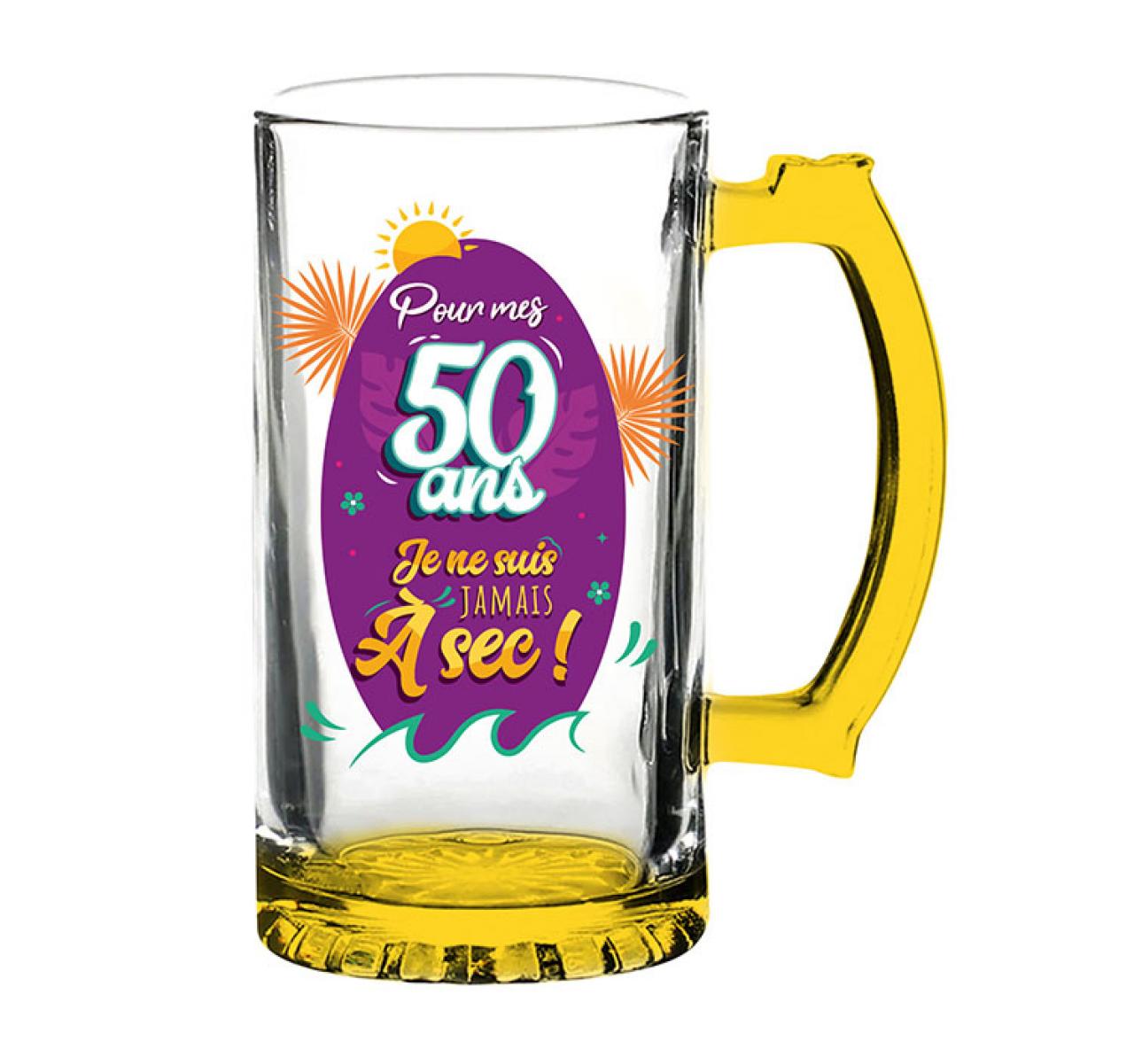 Bierkrug Unisex ab 50 Jahren