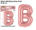 Folienballon Roségold Buchstabe B