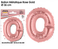Buchstabenballon Rosegold O
