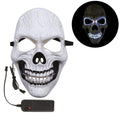 Masque lumineux - adulte - squelette