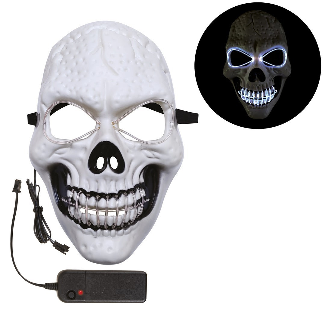 Leuchtende Maske - Erwachsene - Skelett