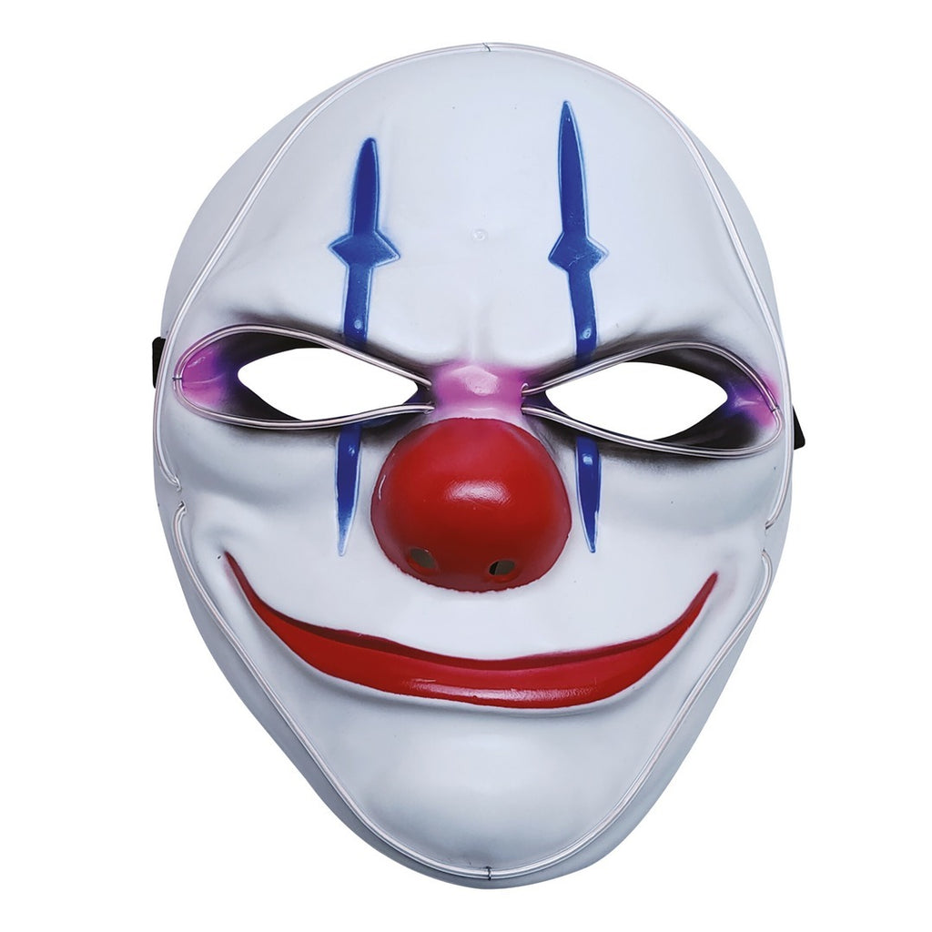 Leuchtende Maske – Erwachsene – gruseliger Clown