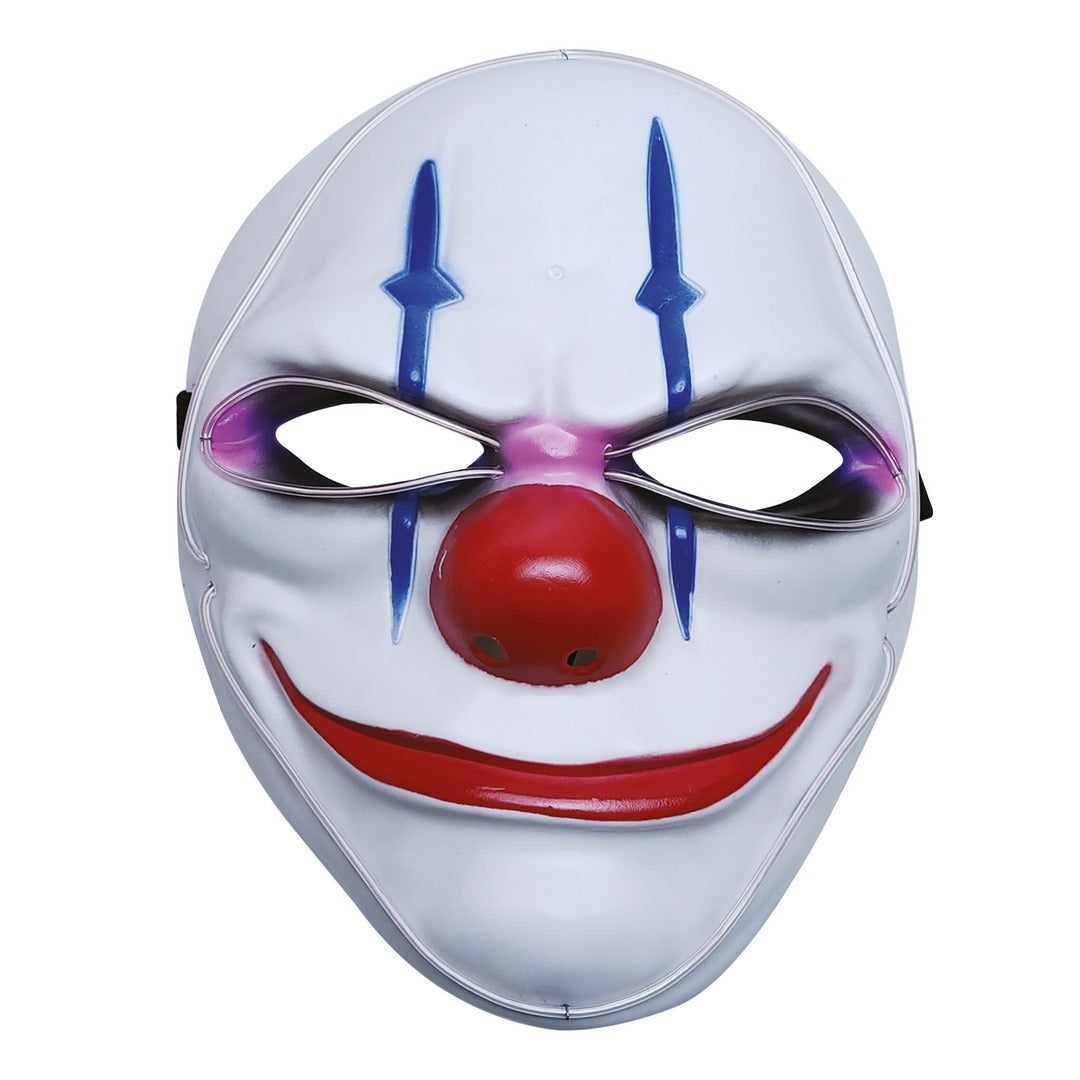 Leuchtende Maske – Erwachsene – gruseliger Clown