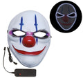 Leuchtende Maske – Erwachsene – gruseliger Clown