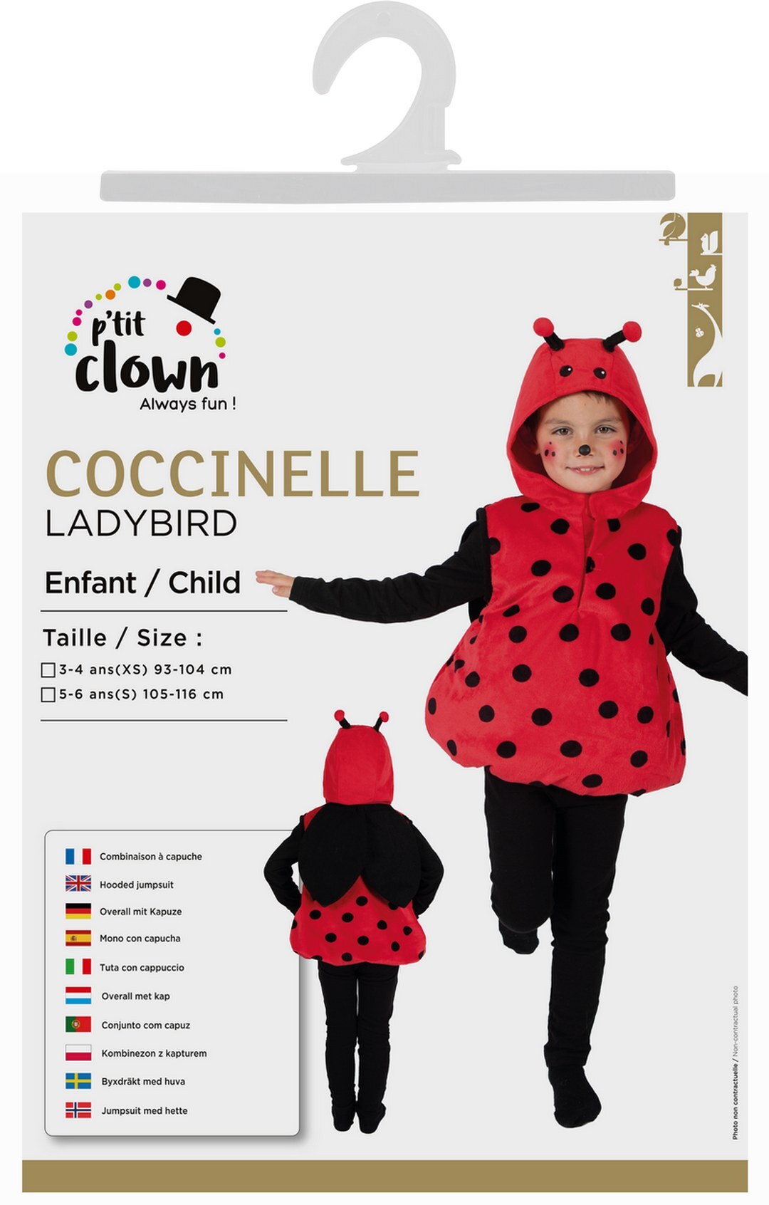 Costume coccinelle - enfant