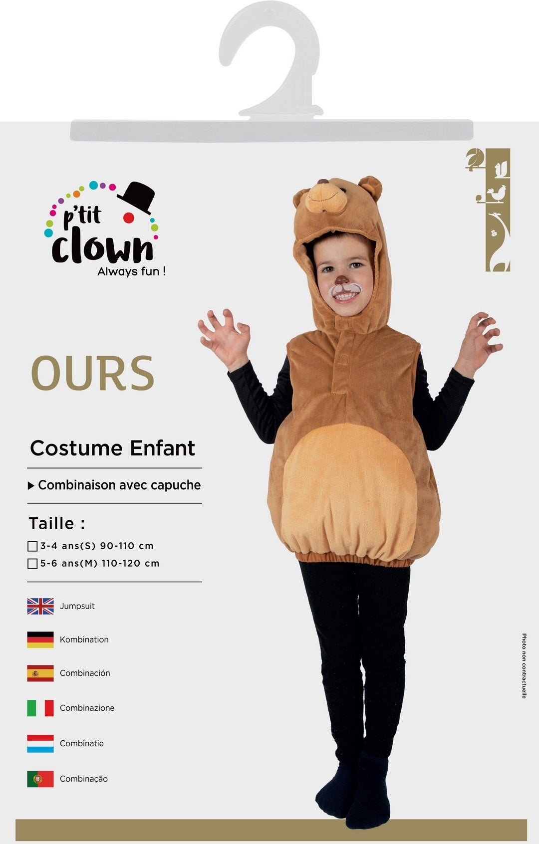 Costume ours - enfant
