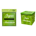 Urnes métallique Anniversaire vert