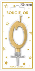 Bougie Métallique Or 0