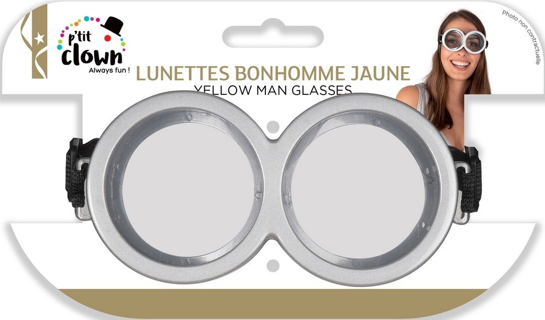 Lunettes bonhomme jaune