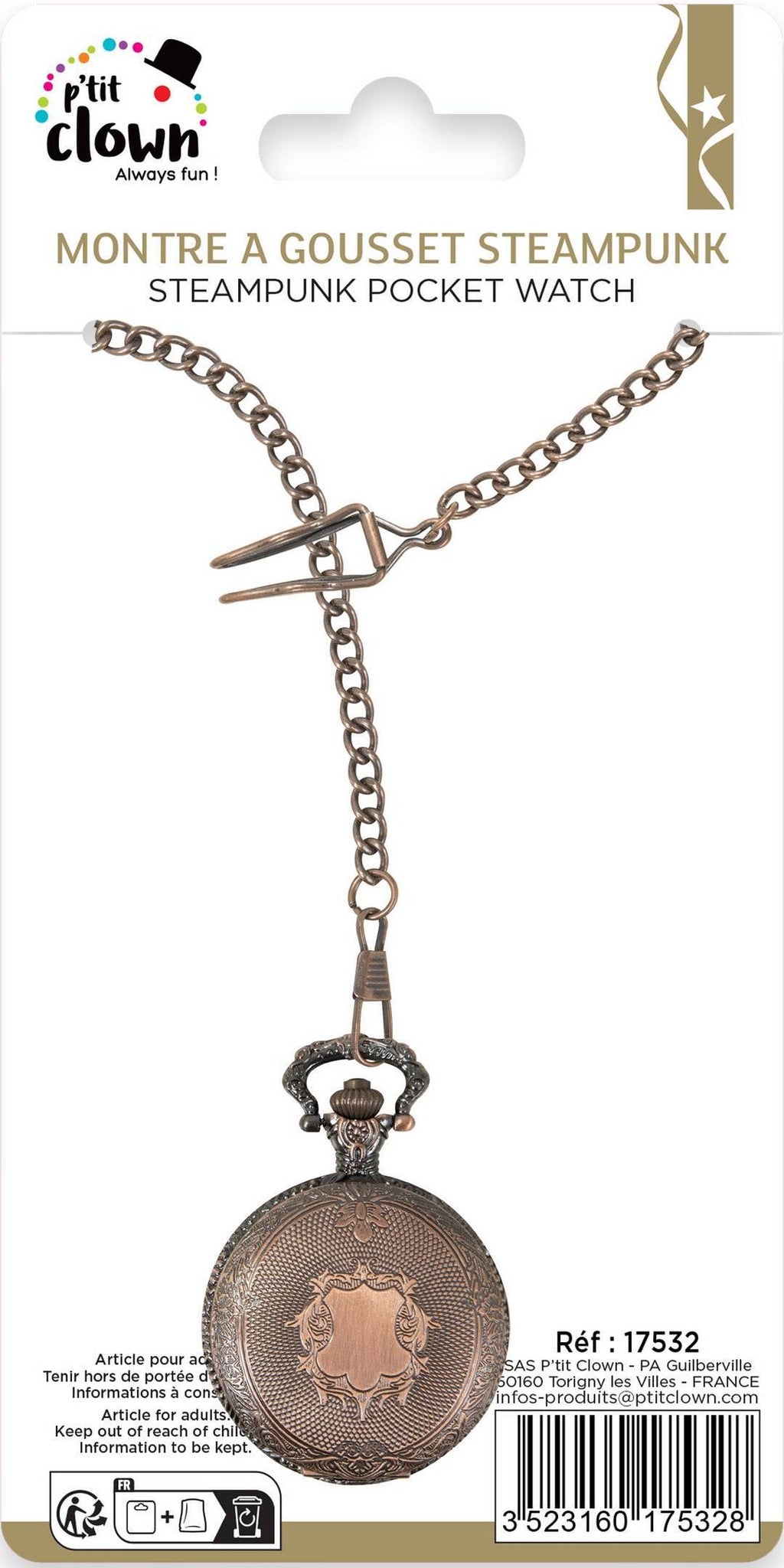 Montre à gousset Steampunk