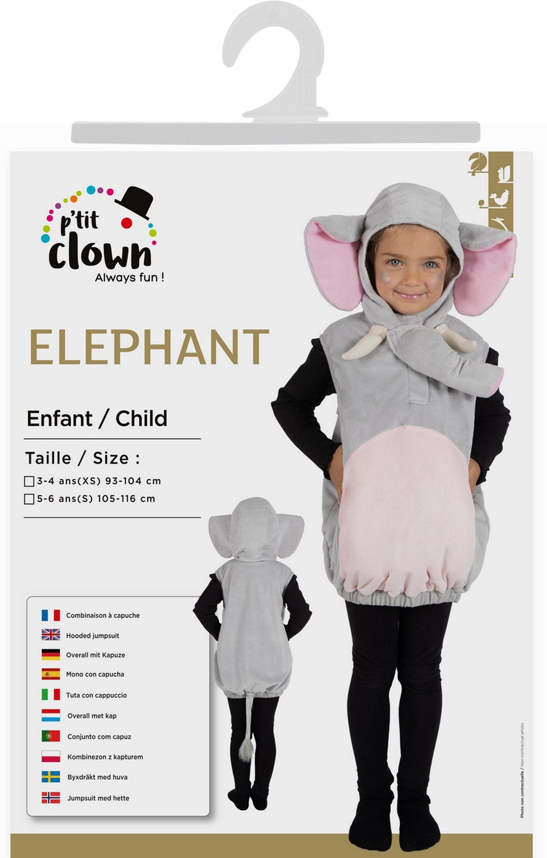 Costume éléphant - enfant