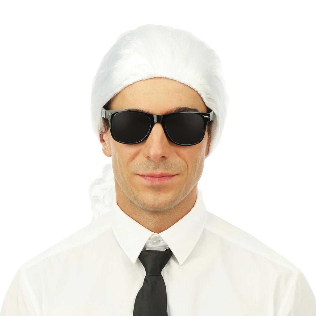 Perruque Karl - blanc