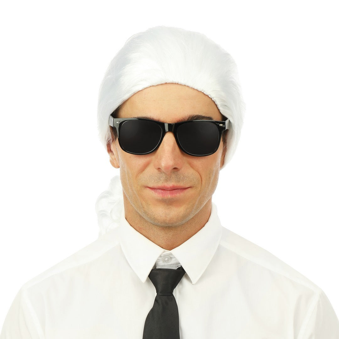 Perruque Karl - blanc