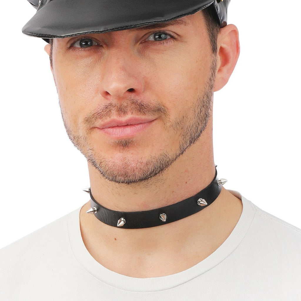 Collier de punk - noir