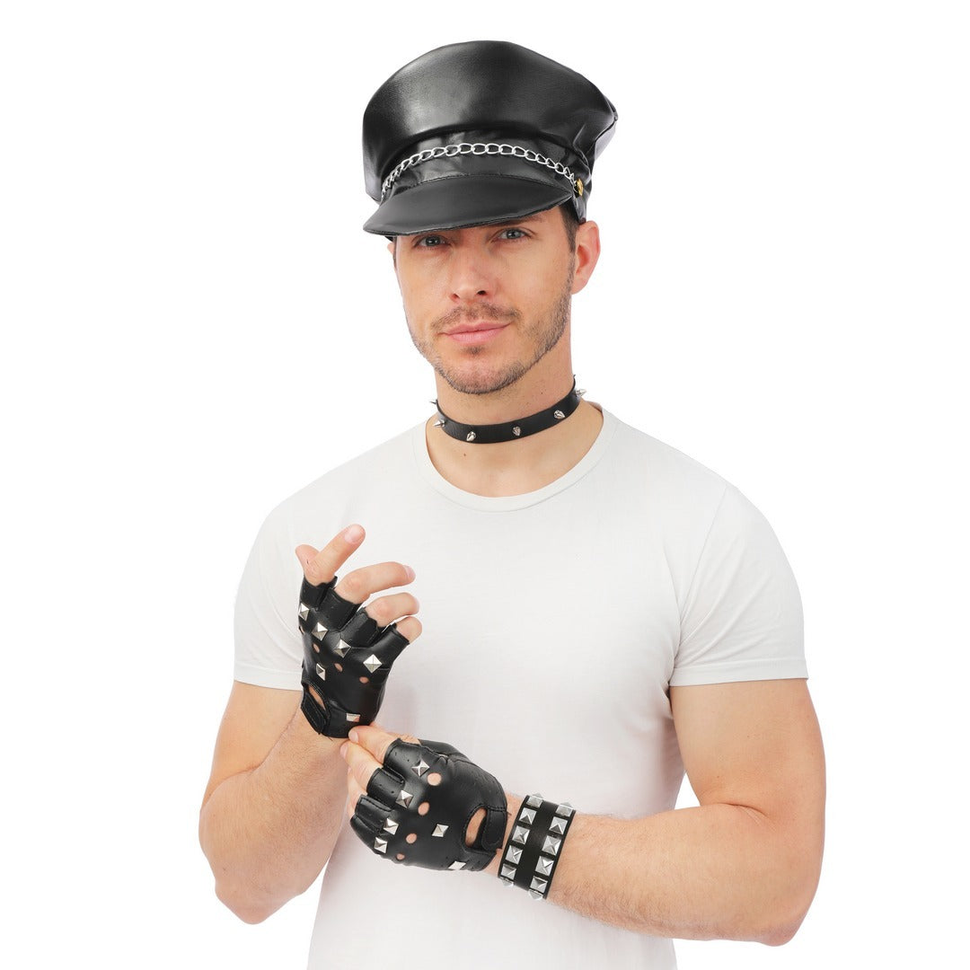 Bracelet punk - noir
