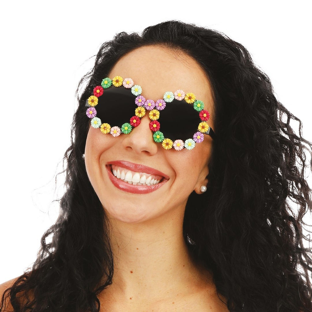 Brille Mini-Blumen – mehrfarbig