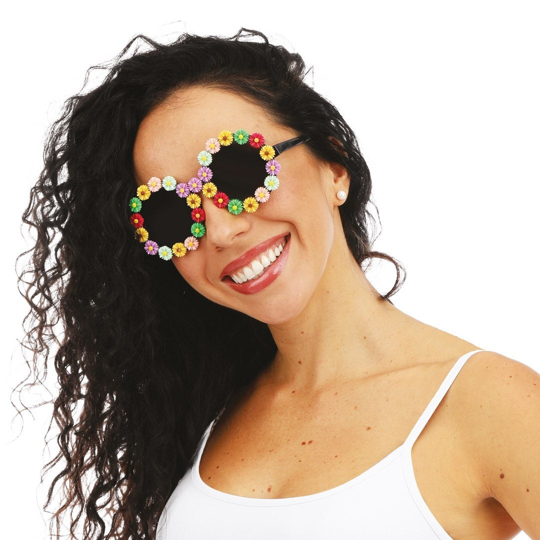 Brille Mini-Blumen – mehrfarbig