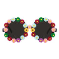Brille Mini-Blumen – mehrfarbig