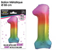 Ballon Géant 88cm Métallique Multicolore 1