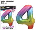 Ballon Géant 88cm Métallique Multicolore 4