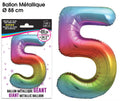 Ballon Géant 88cm Métallique Multicolore 5