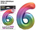 Riesenballon 88cm Metallic Mehrfarbig 6
