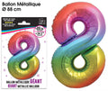 Ballon Géant 88cm Métallique Multicolore 8