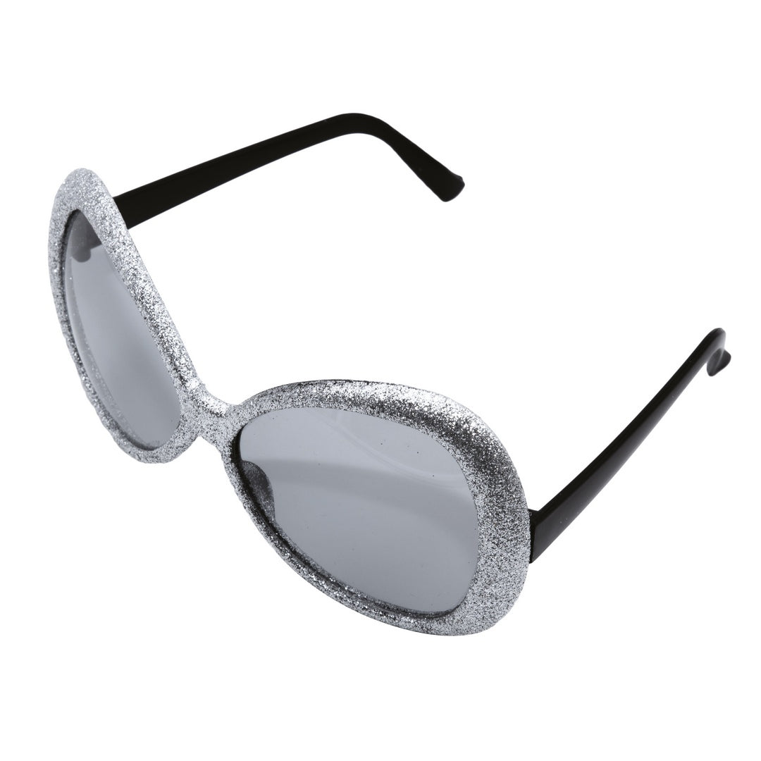 Disco-Fliegenbrille - silber