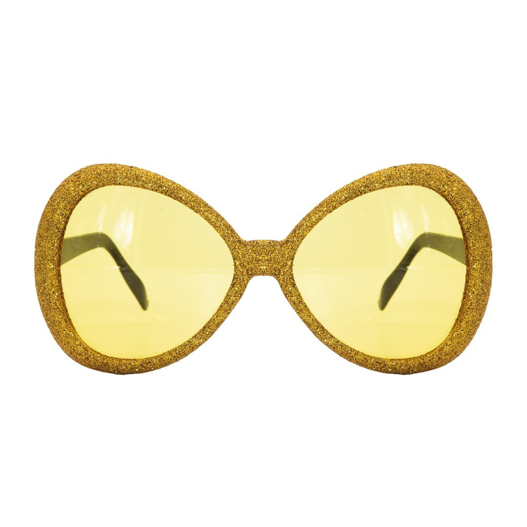 Disco-Fliegenbrille - gold