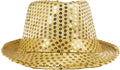 Pailletten-Borsalino – Erwachsene – Gold