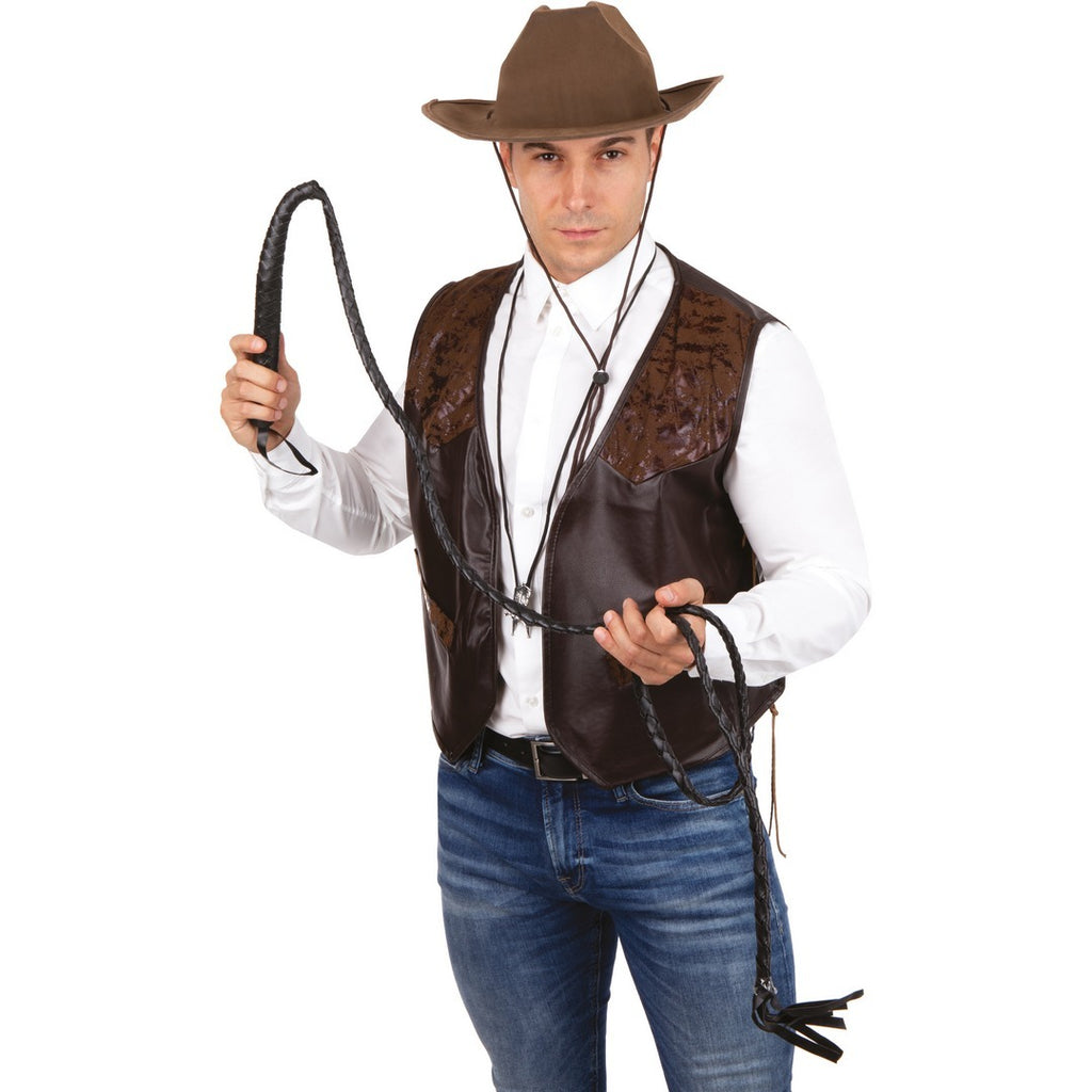 Long whip - black - 2 m