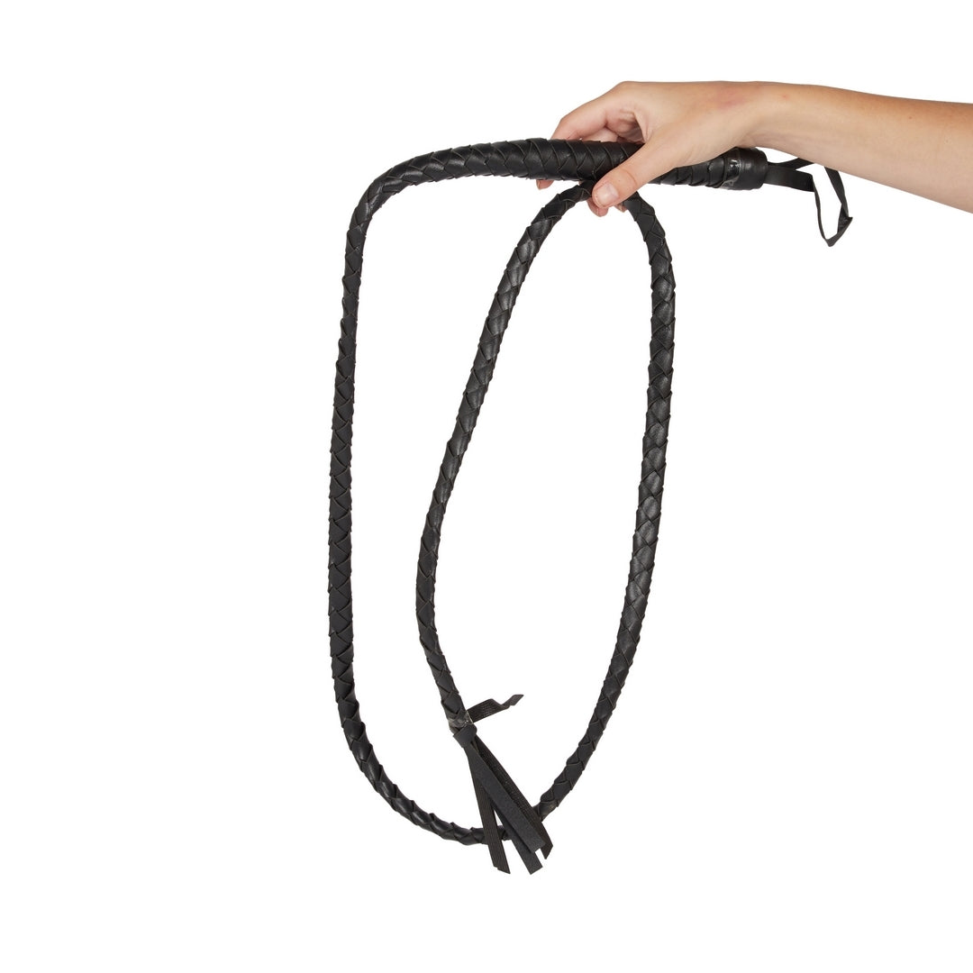 Long whip - black - 2 m